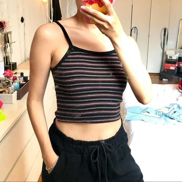 Y2K Strip tank top from Brandy Melville - Picture 1 of 4